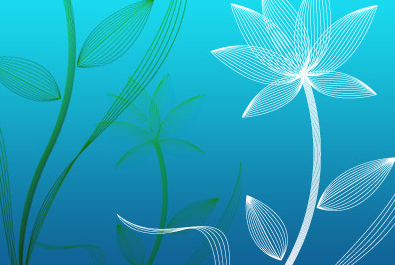 Stylish Vector Flower_1248254509264